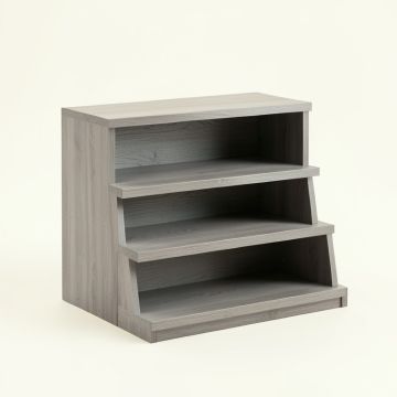 Moss Bend Desktop Shelving Unit - Gray (synthetic illustration; no displayed measurements)