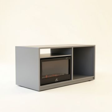 Sunbury Tv Stand For Tvs Up To 60 '' With Fireplace Included (synthetic illustration; no displayed measurements)