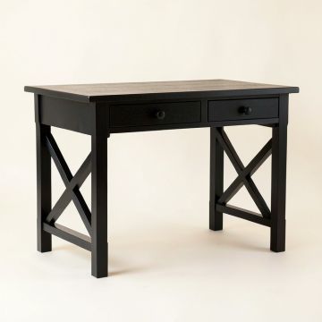 Reed Falls Writing Desk - Black (synthetic illustration; no displayed measurements)