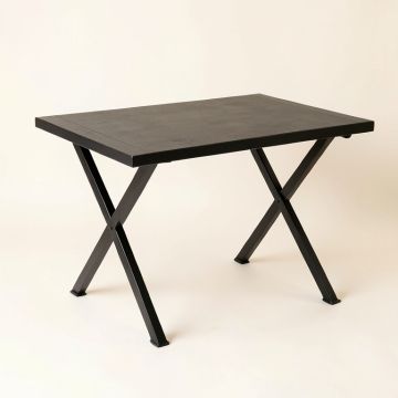 Alder Branch Patio Table - Black (synthetic illustration; no displayed measurements)