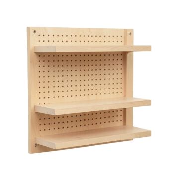 Oak Brook Empty Wall-Mounted Tool Organizer Panel - Beige