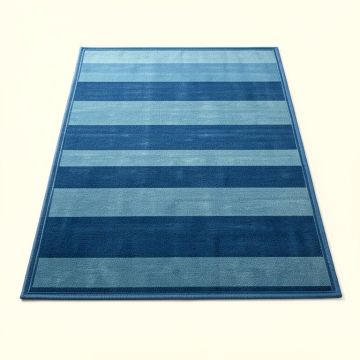Reed Bridge Rectangular Outdoor Rug - Blue (synthetic illustration; no displayed measurements)
