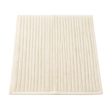 Spruce Edge Bath Mat - Cream