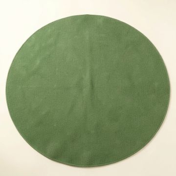 Reed Crest Round Area Rug - Green (synthetic illustration; no displayed measurements)
