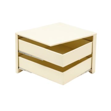 Shore Bridge Small-Parts Storage Drawer Cabinet - Ivory