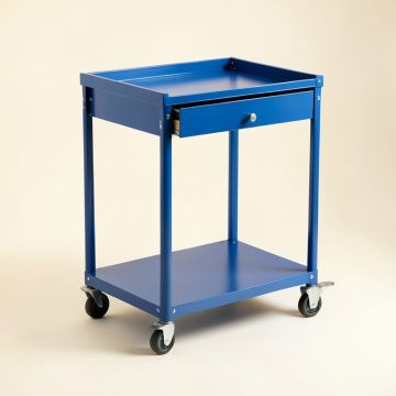 Oak Canyon Empty Rolling Workshop Cart - Blue (synthetic illustration; no displayed measurements)