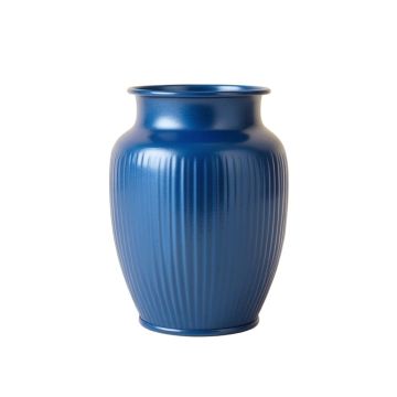 Pine Arc Empty Decorative Vase - Blue