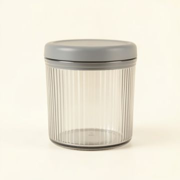 Holly Dale Storage Canister With Lid - Gray (synthetic illustration; no displayed measurements)