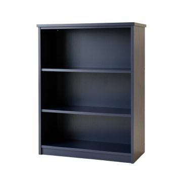Rowan Arc Freestanding Bookcase - Navy (synthetic illustration; no displayed measurements)