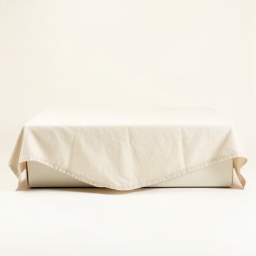 Glen Dell Flat Bed Sheet - Ivory (synthetic illustration; no displayed measurements)