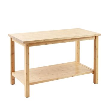 Brook Bluff Empty Workshop Workbench - Beige