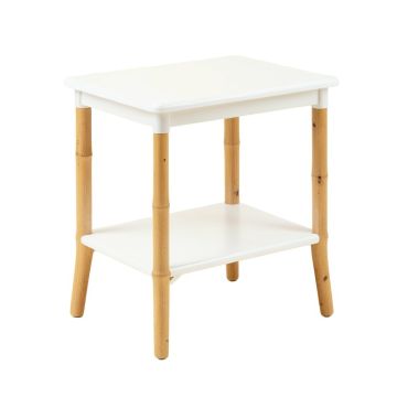 Ridge Dell Side Table - White