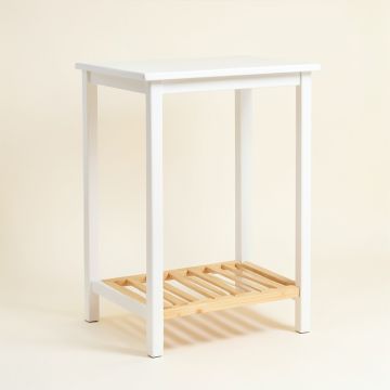 Lake Bridge Freestanding Laundry Folding Counter - White (synthetic illustration; no displayed measurements)