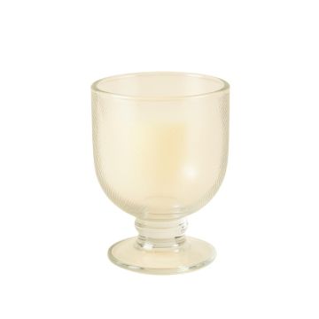 Summit Crest Empty Candle Holder - Ivory