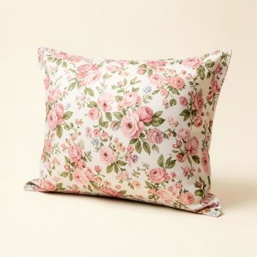 Lace Floral Pillowcase (synthetic illustration; no displayed measurements)