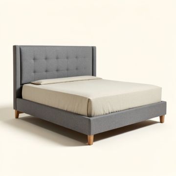 Larochelle Upholstered Standard Bed (synthetic illustration; no displayed measurements)