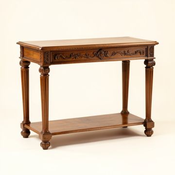 Antique Wood Console Table (synthetic illustration; no displayed measurements)