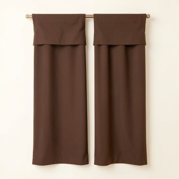 Nature Room Darkening Rod Pocket Curtain Panels (synthetic illustration; no displayed measurements)