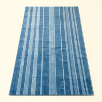 Ridge Bend Rectangular Area Rug - Blue (synthetic illustration; no displayed measurements)