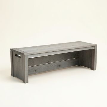 Wren Dale Narrow Outdoor Storage Bench - Gray (synthetic illustration; no displayed measurements)