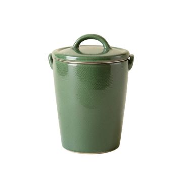 Juniper Bend Storage Canister With Lid - Green