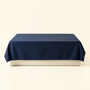 Lake Brook Flat Bed Sheet - Navy (synthetic illustration; no displayed measurements)
