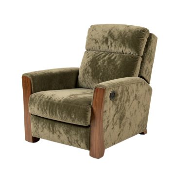 Haro 31.1 '' Wide Chenille Power Lift Assist Home Theater Recliner With Massager