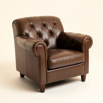 27.5 '' Wide Tufted Armchair (synthetic illustration; no displayed measurements)