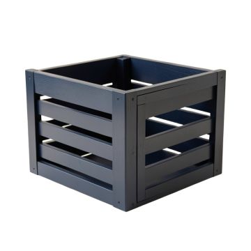 Brook Crest Empty Furniture-Style Pet Crate - Navy
