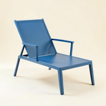 Moss Bridge Outdoor Lounge Chair - Blue (synthetic illustration; no displayed measurements)