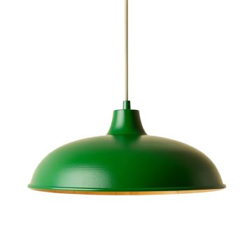 Lake Brook Pendant Light Suspended From One Plain Cable - Green