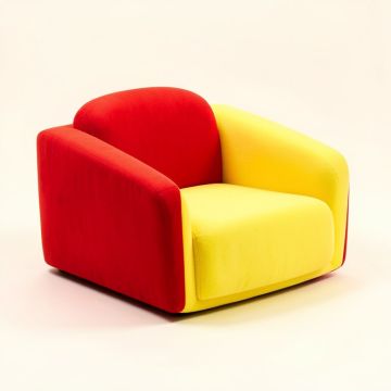 Elmo 2 In 1 Flip Open Kids Foam Sofa (synthetic illustration; no displayed measurements)