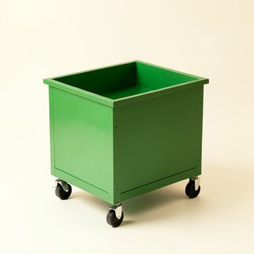 Laurel Crest Empty Rolling Workshop Cart - Green (synthetic illustration; no displayed measurements)