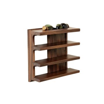 Sterns Solid Wood Wall Mounted Wine Glass Rack