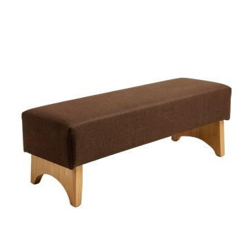 Ariyeh Upholstered Wood Bench (synthetic illustration; no displayed measurements)