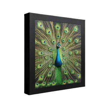 Peacock Puzzle By Valentina Harper - Wrapped Canvas Print