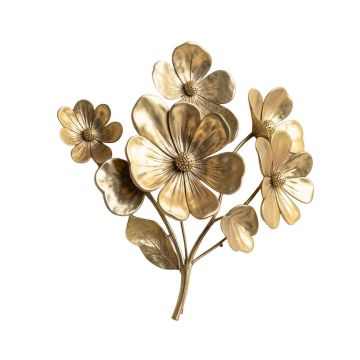 Flower Sculpture Metal Wall Décor