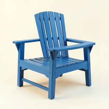Ash Canyon Outdoor Lounge Chair - Blue (synthetic illustration; no displayed measurements)