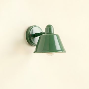 Dawn Brook Wall Sconce Mounted On A Plain Wall - Green (synthetic illustration; no displayed measurements)