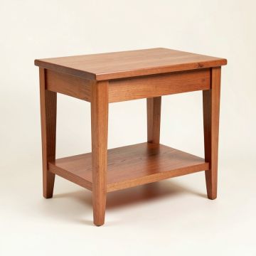 Dune Falls Side Table - Terracotta (synthetic illustration; no displayed measurements)