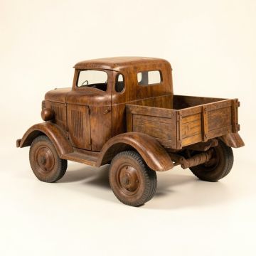 Gamari Vintage Stakebed Truck (synthetic illustration; no displayed measurements)