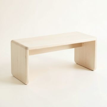 Shore Bluff Indoor Bench - Ivory (synthetic illustration; no displayed measurements)
