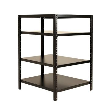 Tiverton 47.5 '' H X 23.5 '' W X 11.5 '' D 4 Tier Shelving Unit