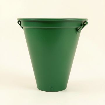 Ash Crossing Empty Railing Planter With Integral Brackets - Green (synthetic illustration; no displayed measurements)