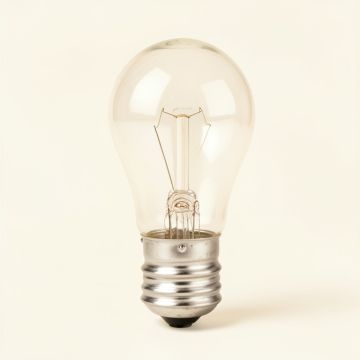 40 Watt , G16.5 Incandescent , Dimmable Light Bulb , Warm White ( 2700K ) E12/Candelabra Base (synthetic illustration; no displayed measurements)