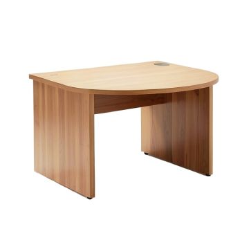 Solid Wood Half-Circle Desk