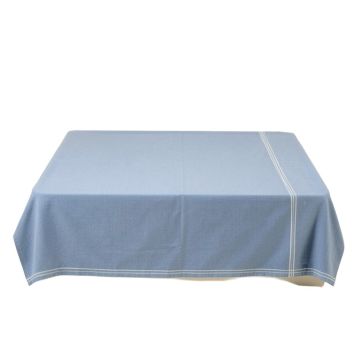 Heath Crest Flat Bed Sheet - Blue
