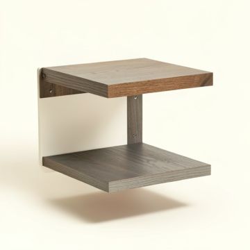 Abigayle Industrial Wall Shelf (synthetic illustration; no displayed measurements)