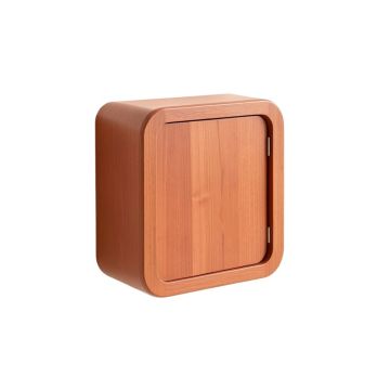 Wren Arc Wall-Mounted Entry Cabinet - Terracotta