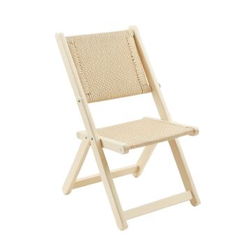 Dune Bridge Folding Outdoor Chair - Cream